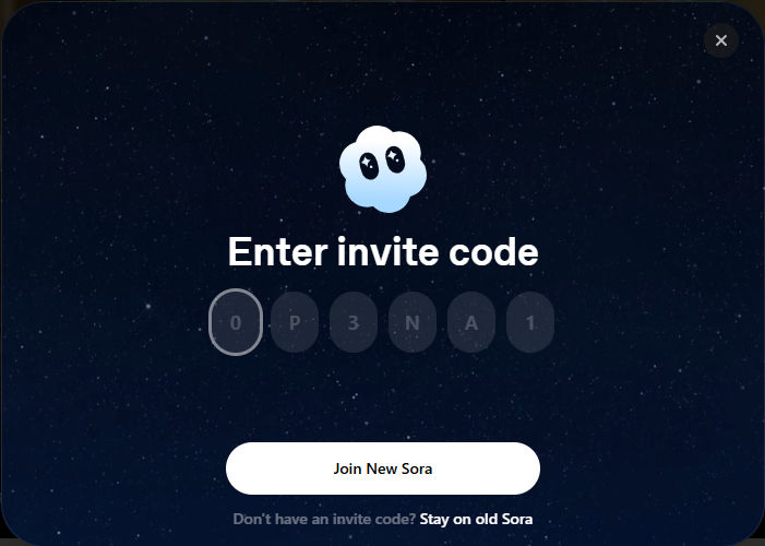 Sora 2 Invite Code
