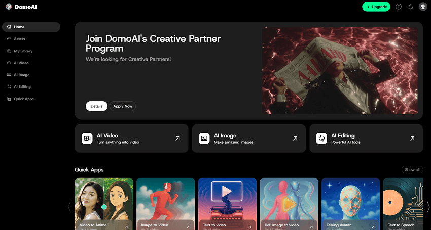 how to convert image to video in DomoAI - 1