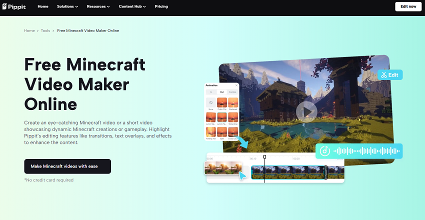 Pippit Minecraft Video Creator
