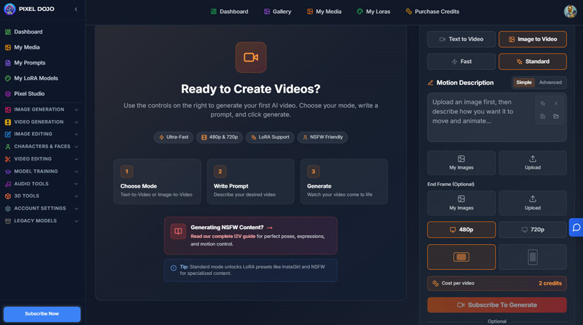 uncensored ai nsfw video generator