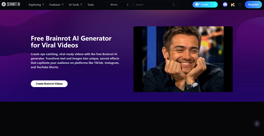 SeaArt.ai Brainrot AI Generator