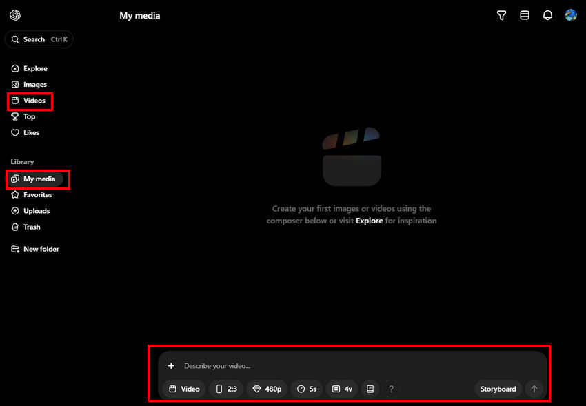 Use Sora AI to generate video