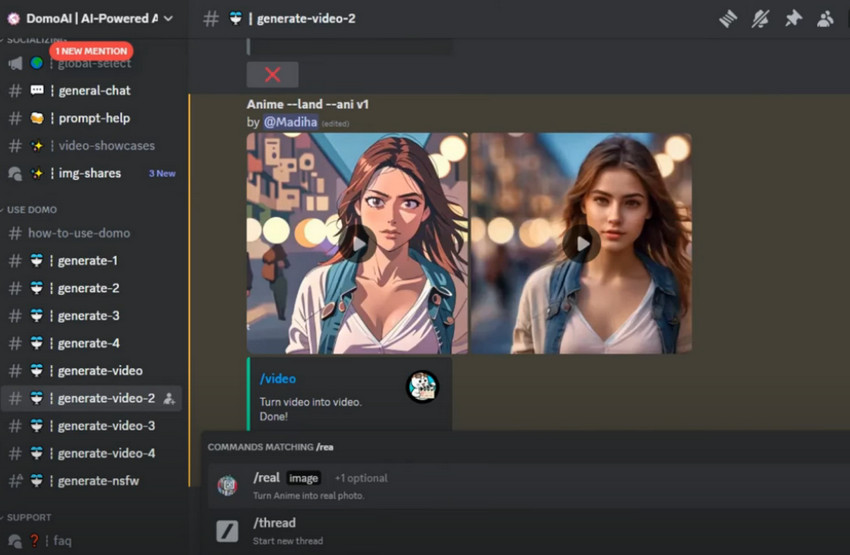 DomoAI  - AI-Powered Anime Video Creator