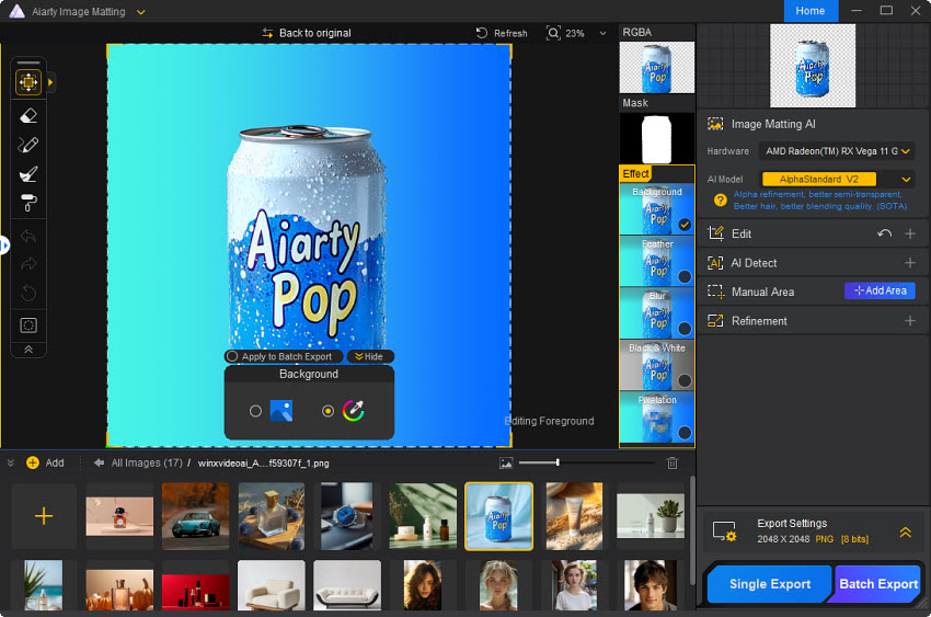 add solid color background to web images