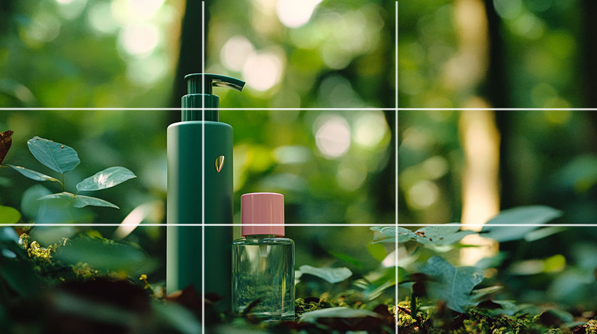 Product photo composition