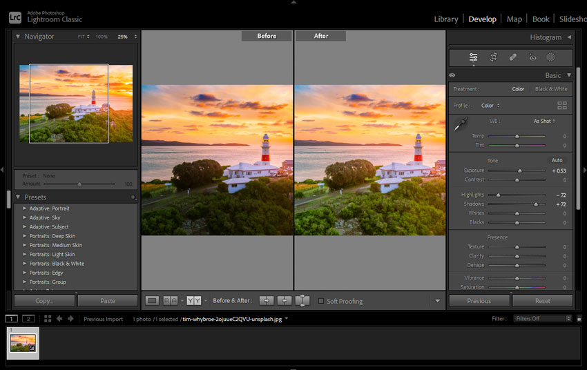 Lightroom screenshot