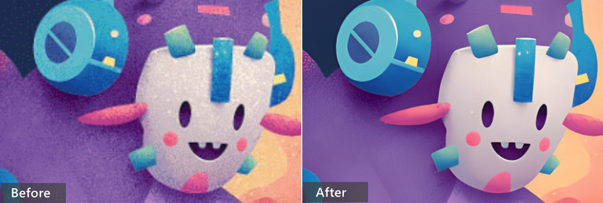 Affinity Photo AI Upsacling Result