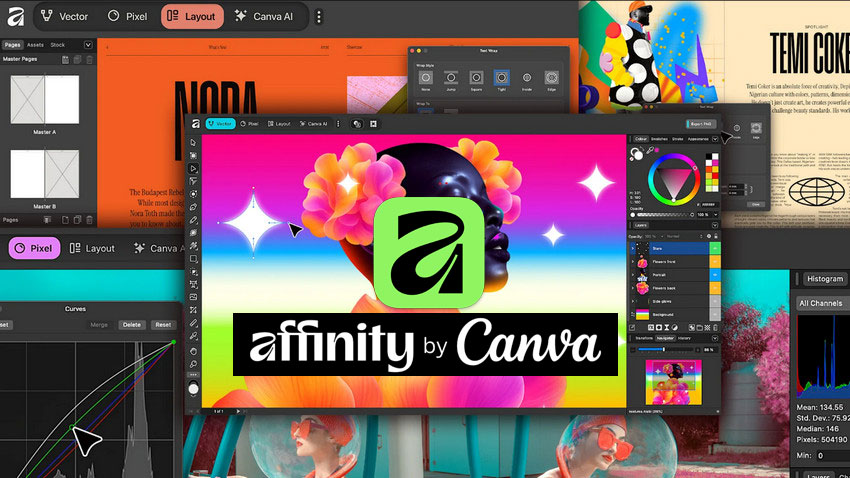 Affinity Photo Interface