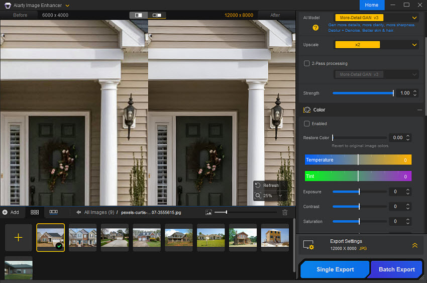 Best AI batch photo editor 