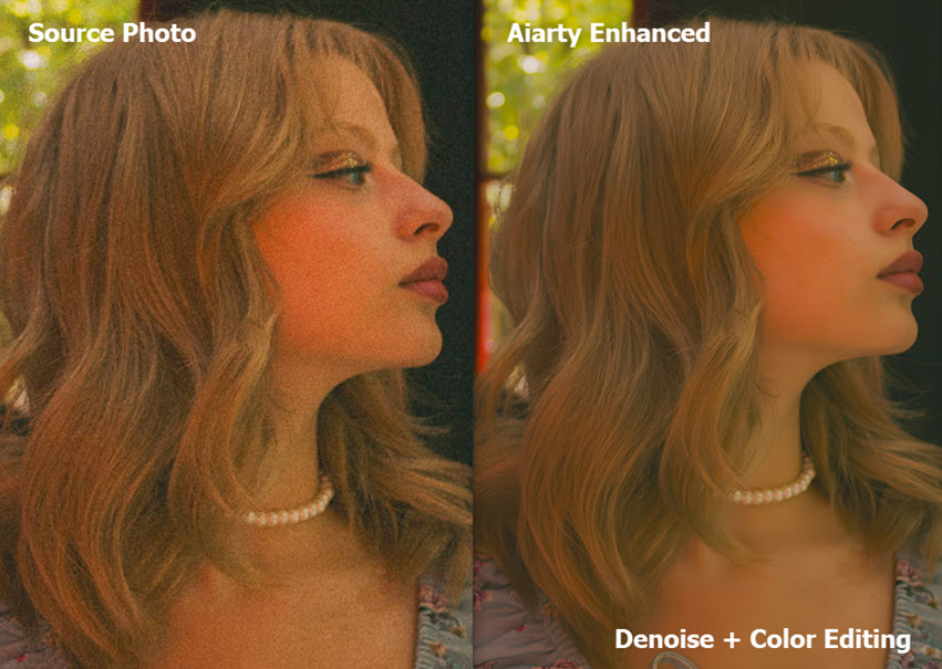 Aia Compare Grainy Portrait Denoise