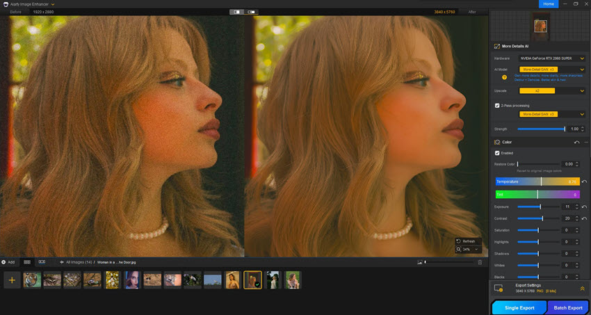 Aia Denoise Portrait Ui Color
