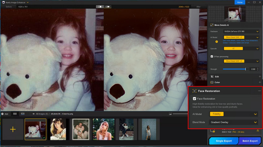 Enable Face Restoration