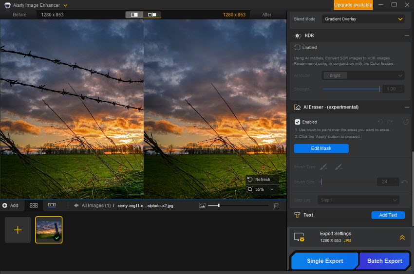 how to use GIMP alternative for better eraser