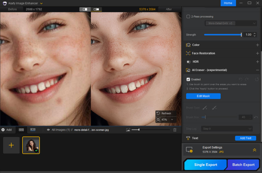 how to fix blemishes in photoshop AI alternative