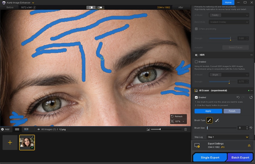 How to remove wrinkles in photoshop alternative
