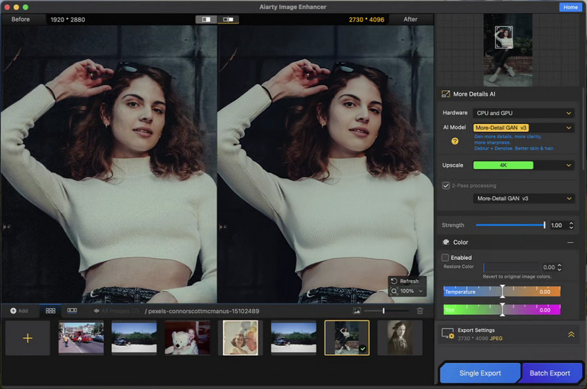 Enhance Image with Aiarty Image Enhancer