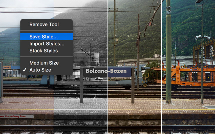 capture one styles and presets