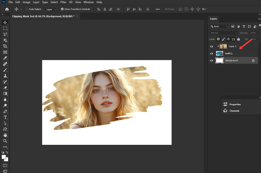 Make a Clipping Mask with Shorcuts