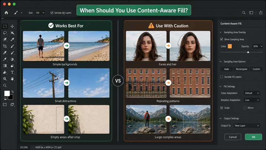 When Should You Use Content-Aware Fill