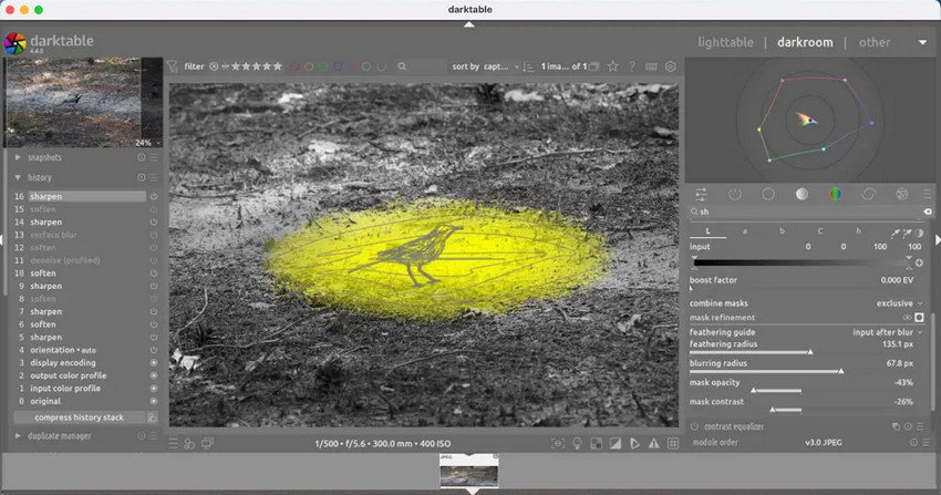 Darktable Mac Sharpen