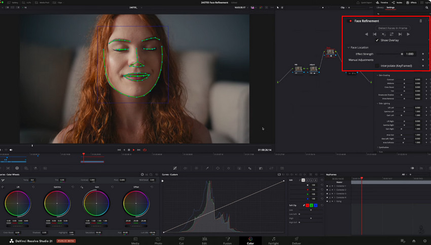 Davinci Resolve Face Refinement