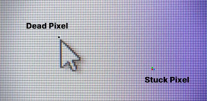 Stuck Pixel vs Dead Pixel