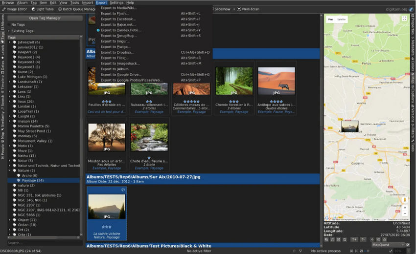Best free open source photo organizing software - Digicam
