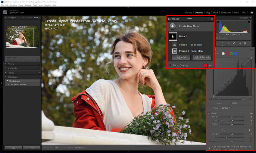 Retouch Skin Without Losing Natural Texture