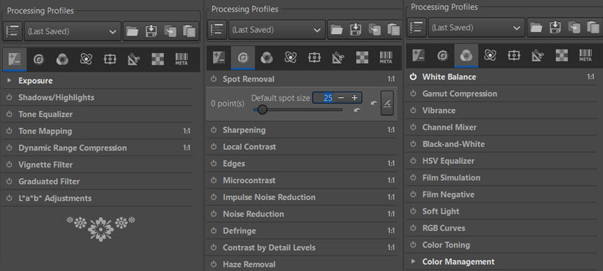 Editor Panel RawTherapee RAW Developing