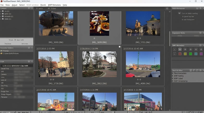 Fastrawviewer Culling Interface