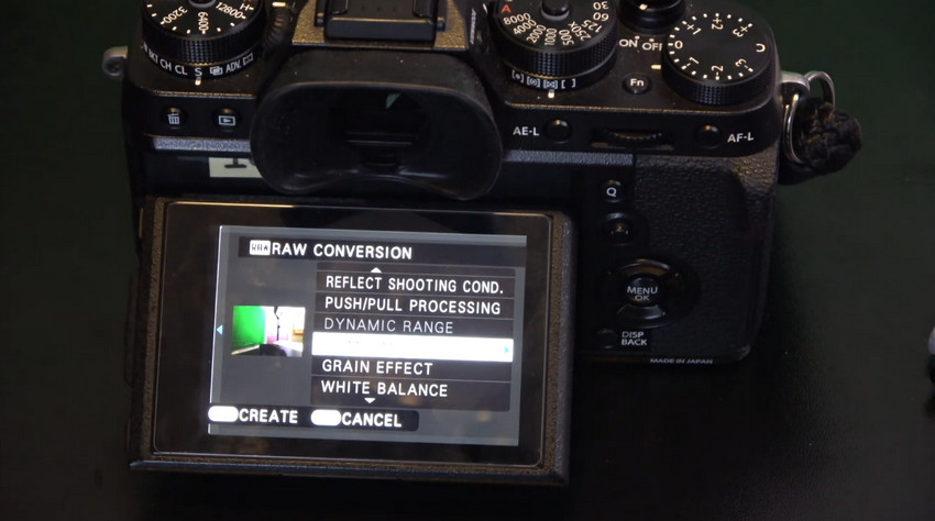 Fujifilm Studio RAW Conversion