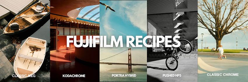 Fujifilm recipes