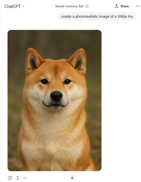 Generate an image in ChatGPT
