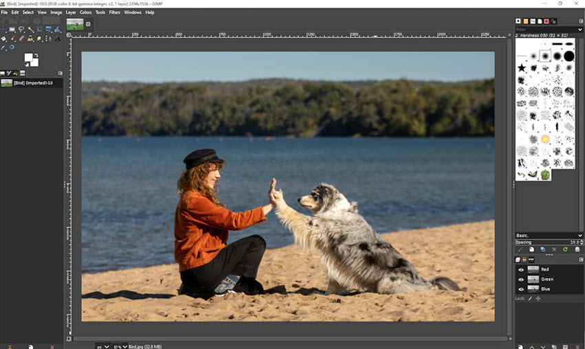 Gimp Image Editor Ui