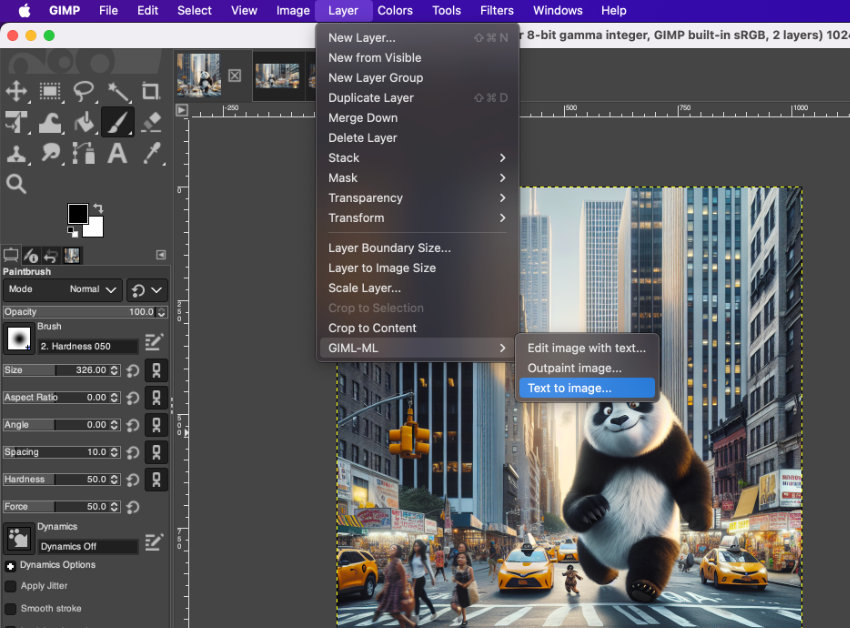 GIMP-ML plugin
