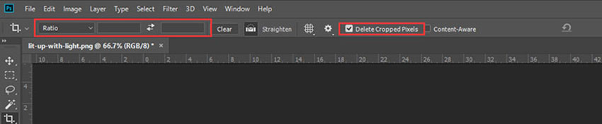 How to Crop an Image in Photoshop Without Cropping Background