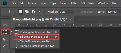 How to Crop an Image into a Circle in Photoshop Step 2