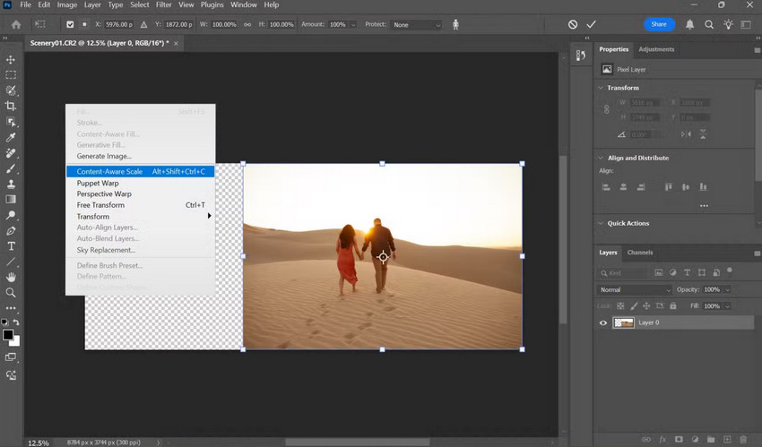 Stretch Image in Canva to Fill the Entire Canva Page