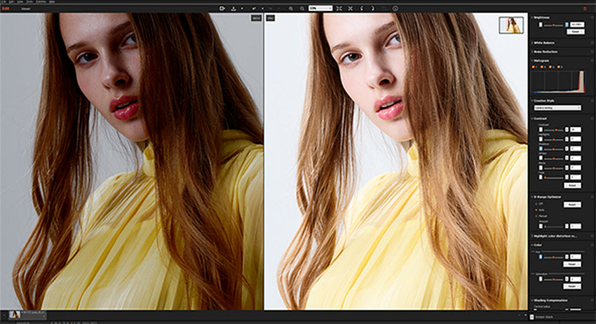 sony imaging edge desktop edit window