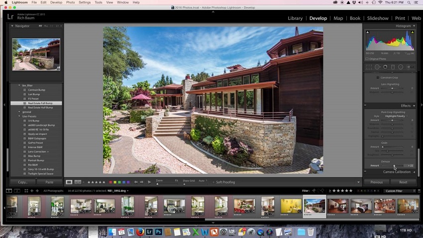 Adobe Lightroom Classic for real estate photo editing