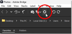 Open Adobe Camera Raw in Bridge