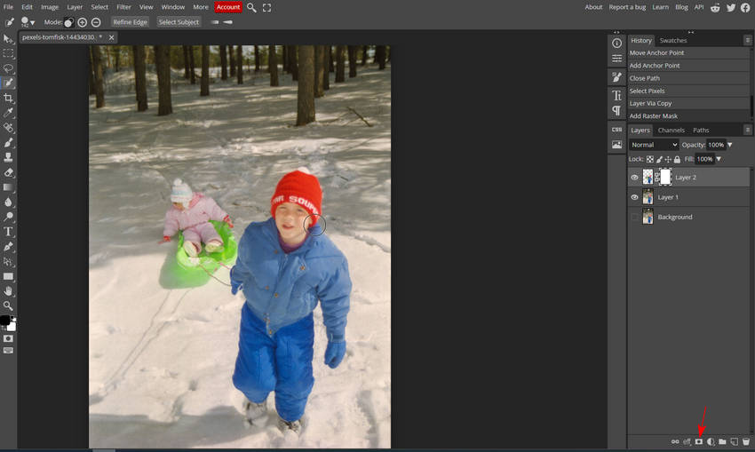 How to Mask in Photopea