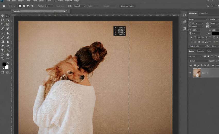 Photoshop Content Aware Scale After