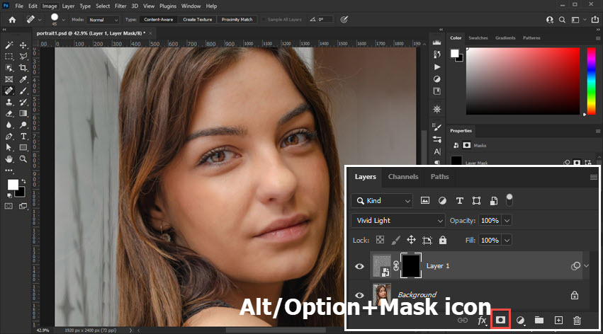 Photoshop Inverted Layer Mask