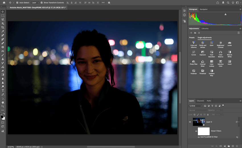 dxo pureraw photoshop workflow example