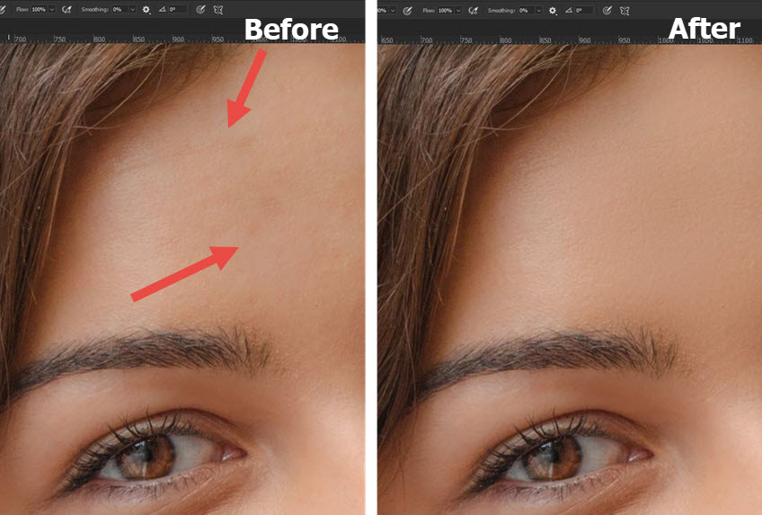 Photoshop Smooth Skin Before After