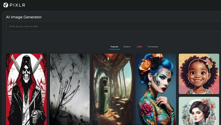 Pixlr Image Generator