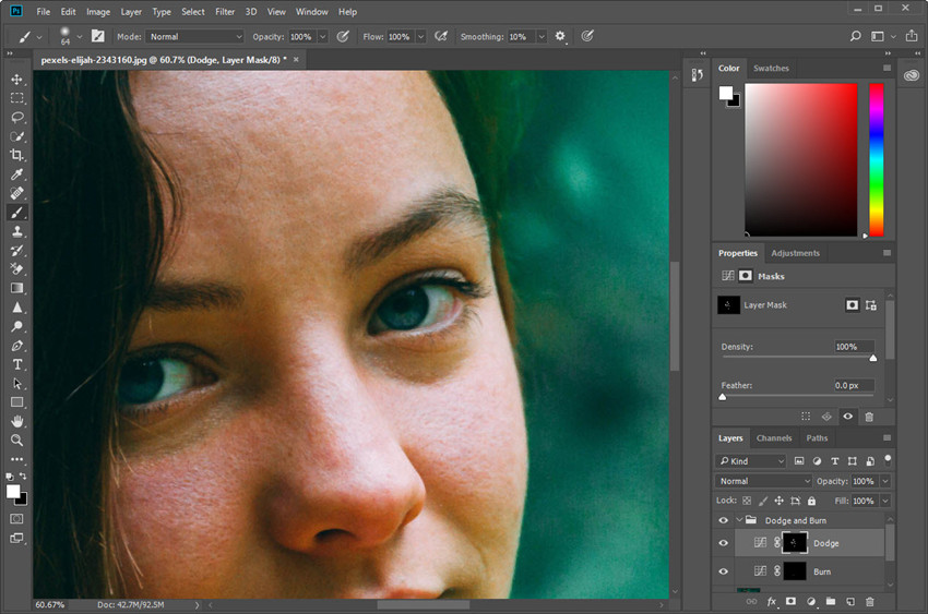 photoshop portrait editing tutorial