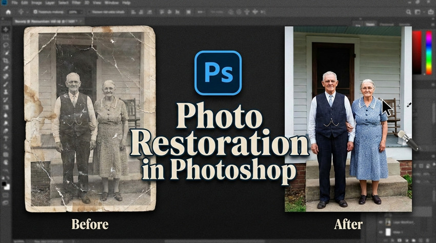  How to restore old photos in Photoshop 
