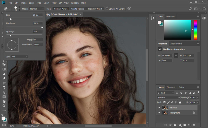 blemish remover photoshop